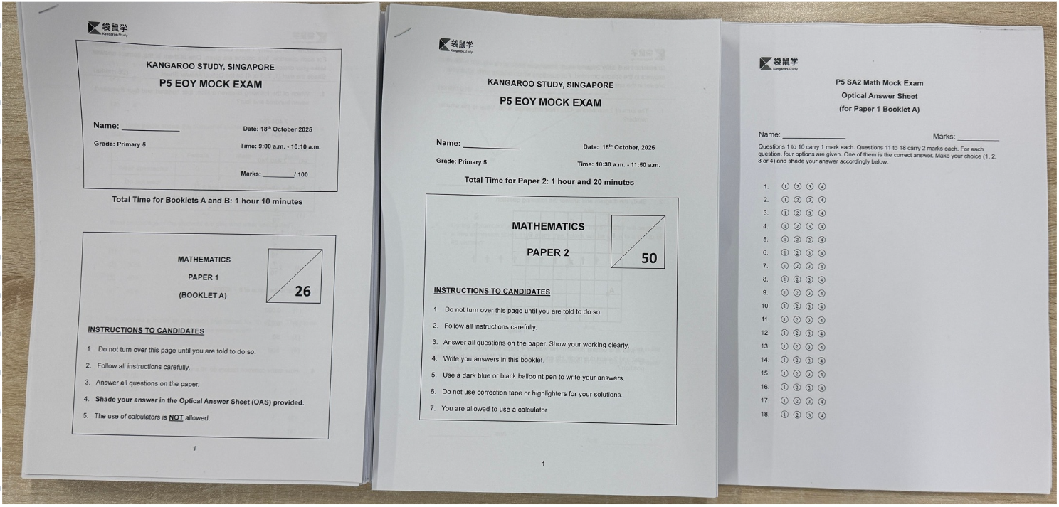 P5 SA2 Mock Exam Wrap-Up